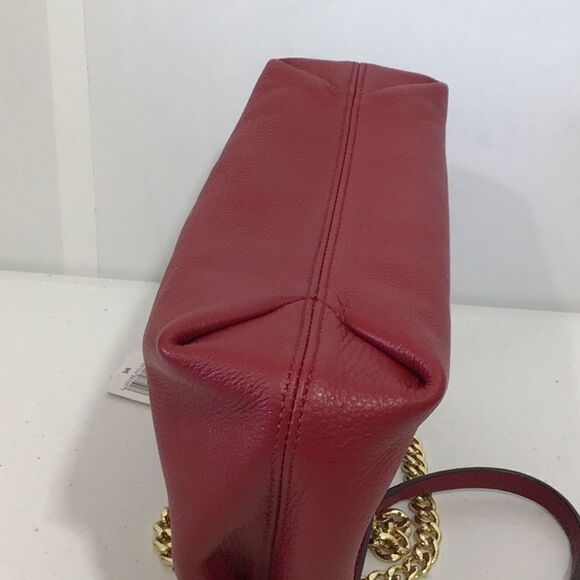 MICHAEL Michael Kors Red Jet Set Chain Messenger Shoulder Crossbody Bag - Picture 15 of 16